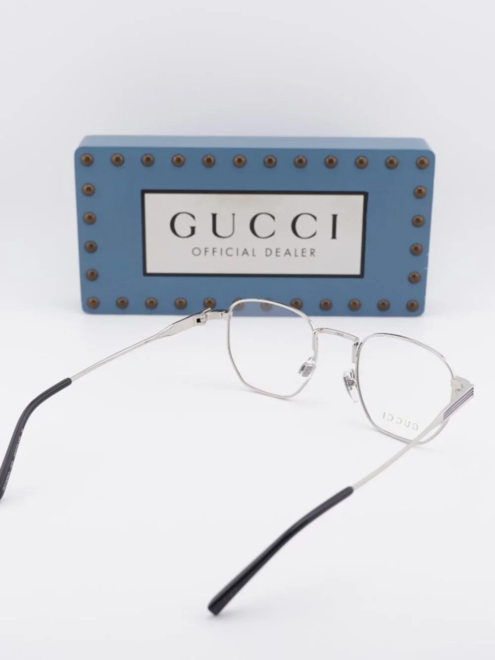 Gucci GG1878O 003 Square Eyeglasses 49mm - Silver